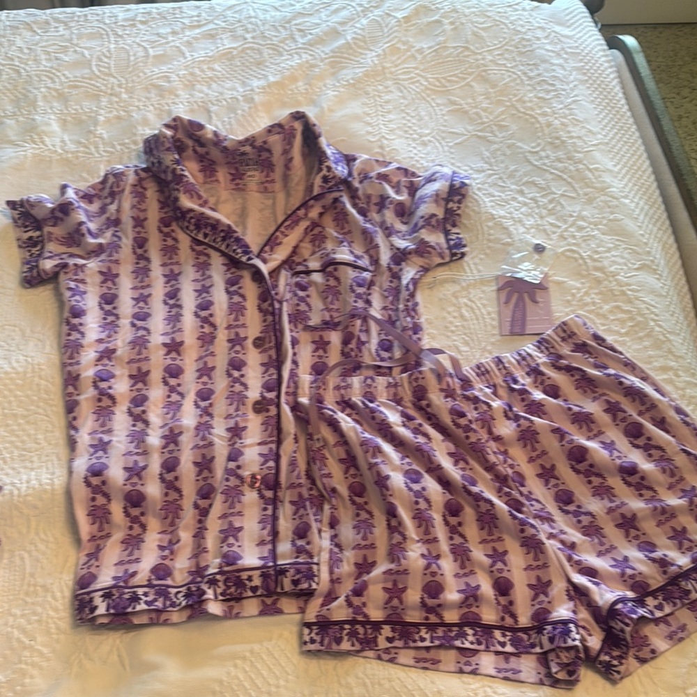 Purple Striped Pajamas